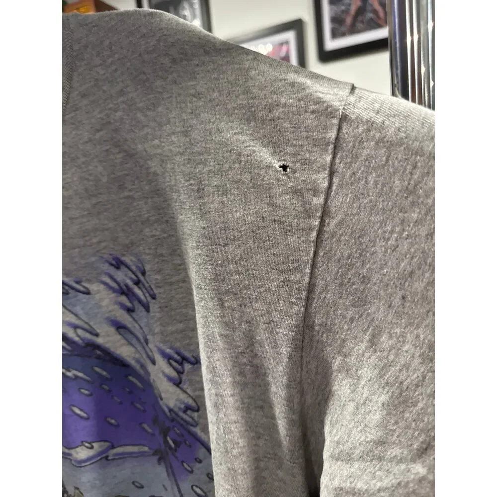 1997 Taz Surf Wave Looney Tunes Single Stitch Grey XL‎